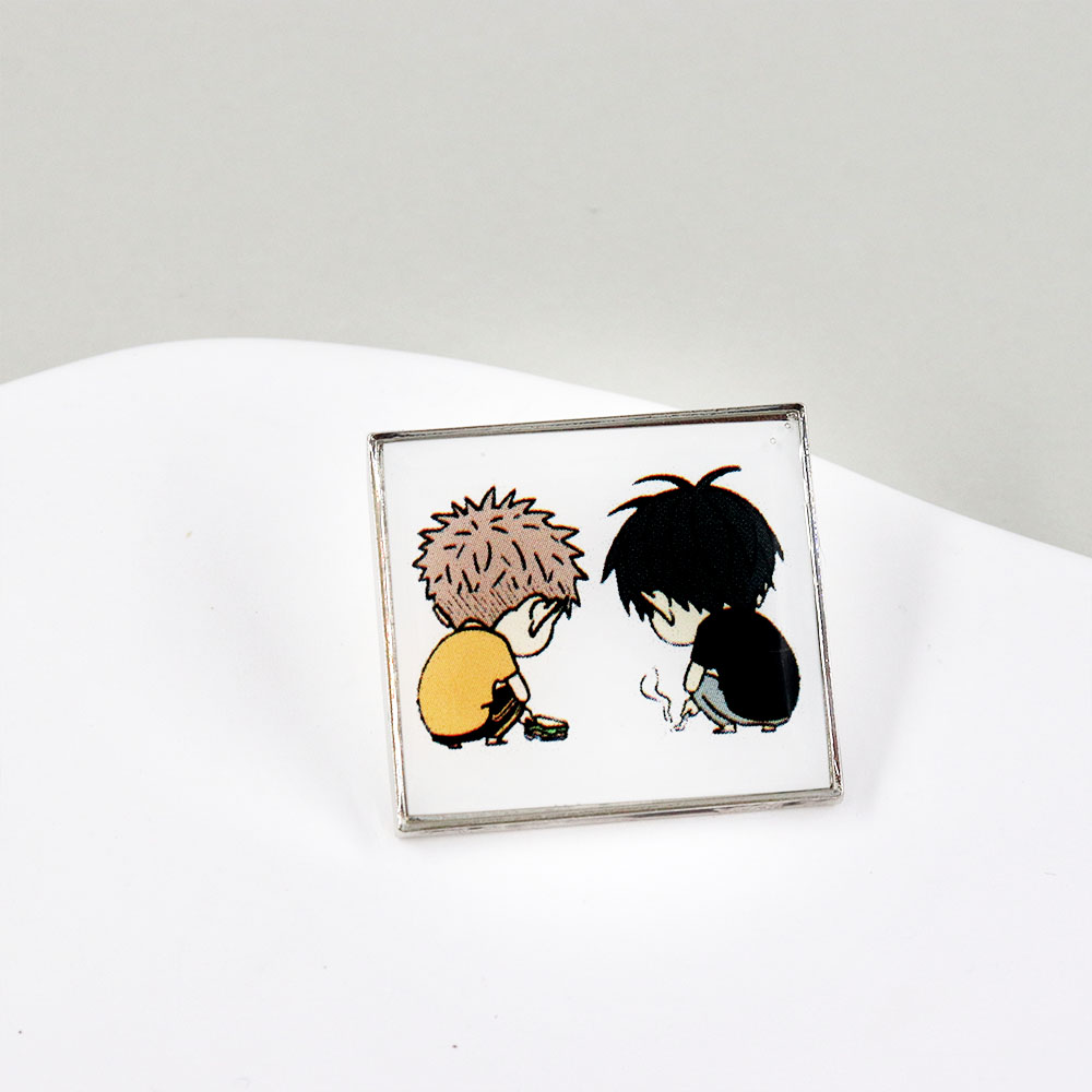 19 Days He Tian And Mo Guanshan Badge Kawaii Anime Character Lapel Pin Cute Jewelry