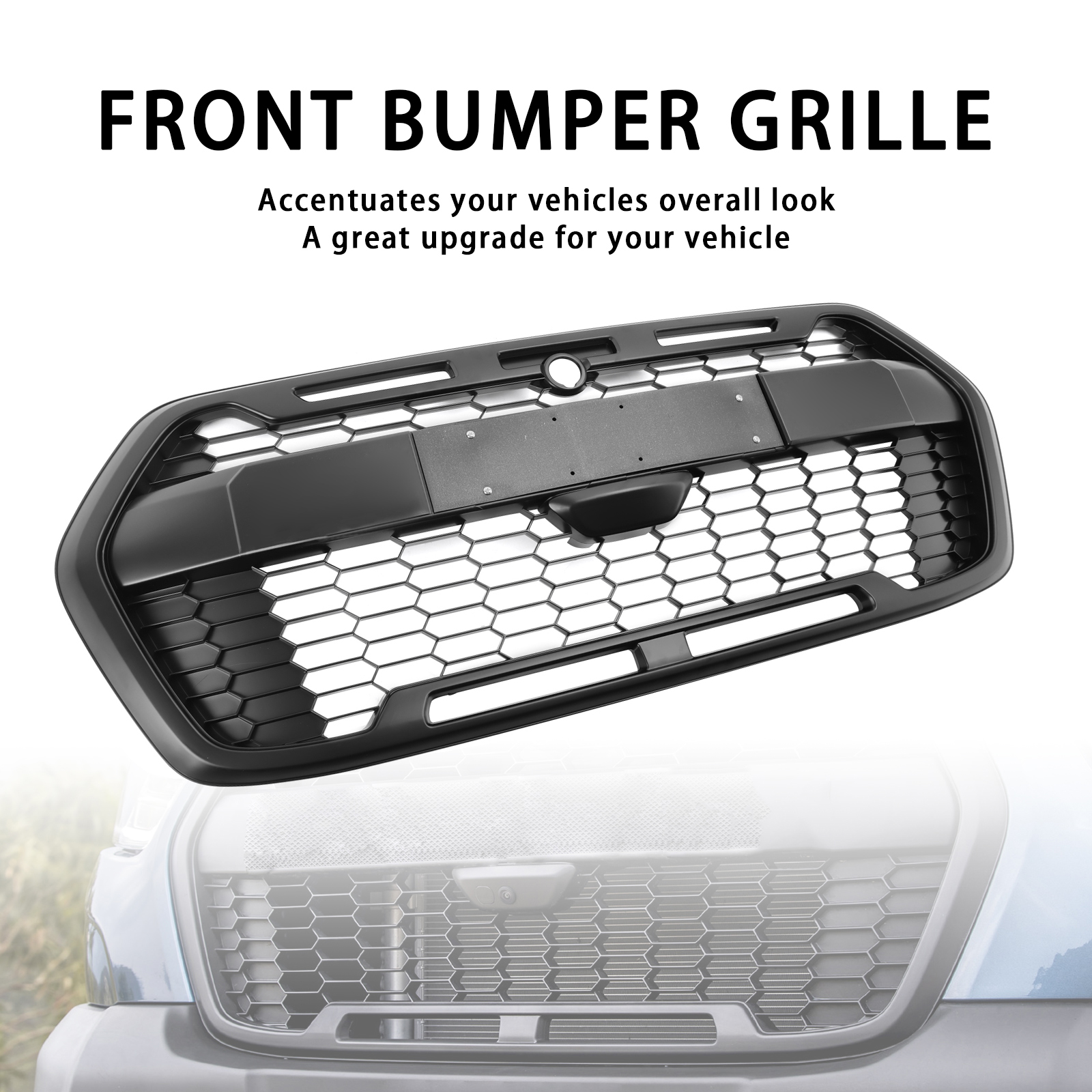 Grille de pare-chocs avant de style Artudatech Raptor 2467809   Pour Ford Transit MK8 Trail à partir de 2019
