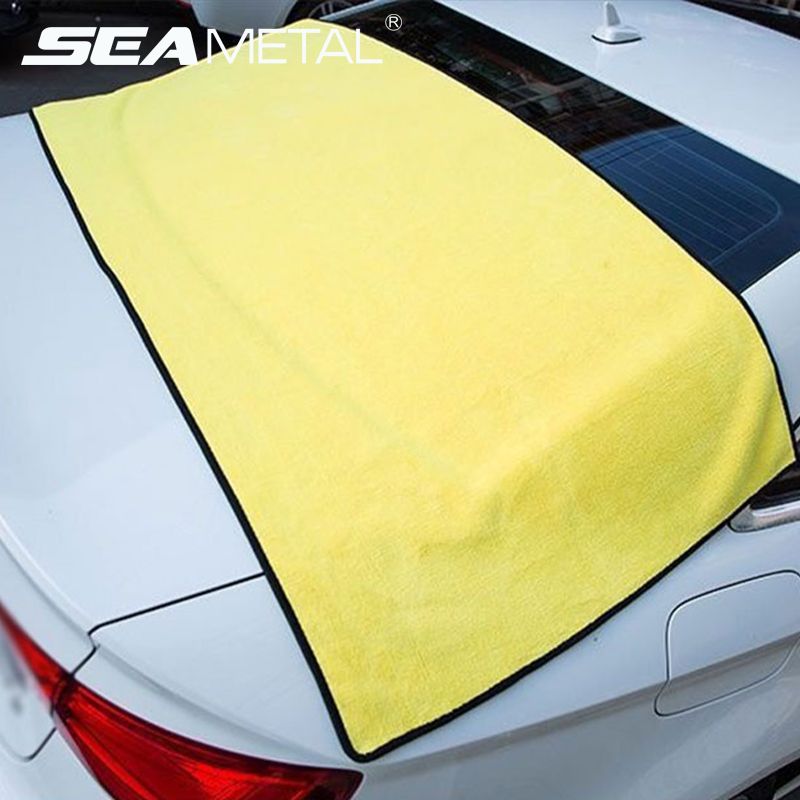 SEAMETAL Hoogwaardige microvezelhanddoek Autowashanddoek Detaillering Reinigingsdoekje Autowasdrogen Handdoek Autoabsorberende schoonmaakproducten