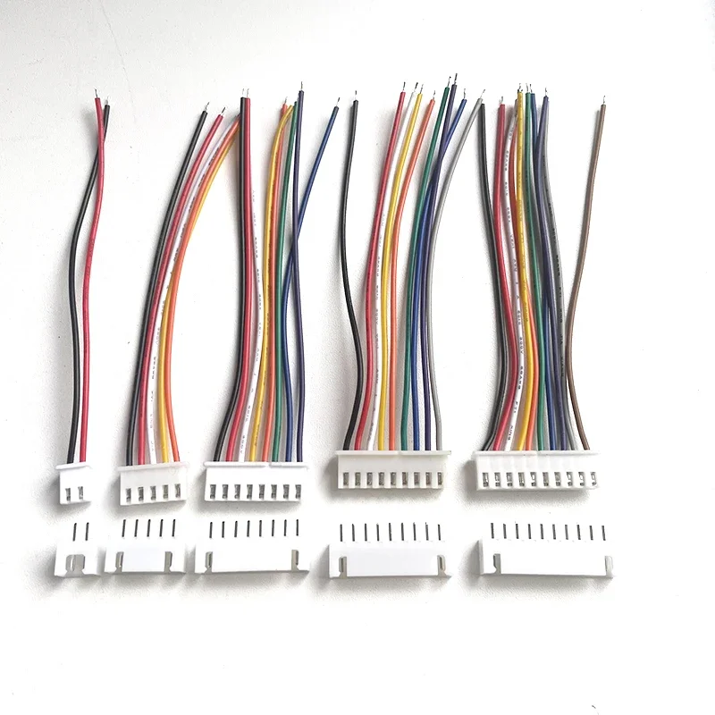 10Sets JST XH2.54 XH 2.54mm Wire Cable Connector 2 3 4 5 6 7 8 9 10 PIN Male and Female Plug Socket