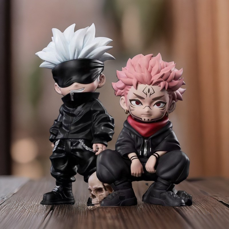 3 gaya Jujutsu kassen tokoh Anime Satoru Gojo tokoh aksi Lord Of The kutukan Sukuna patung PVC Model koleksi mainan boneka