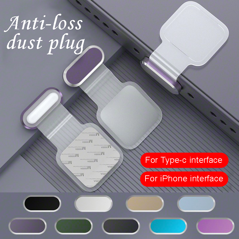 Aksesori iphone 15 Pro Max, perlindungan pengisian daya iphone Tipe C Plug Anti debu untuk aksesori ponsel