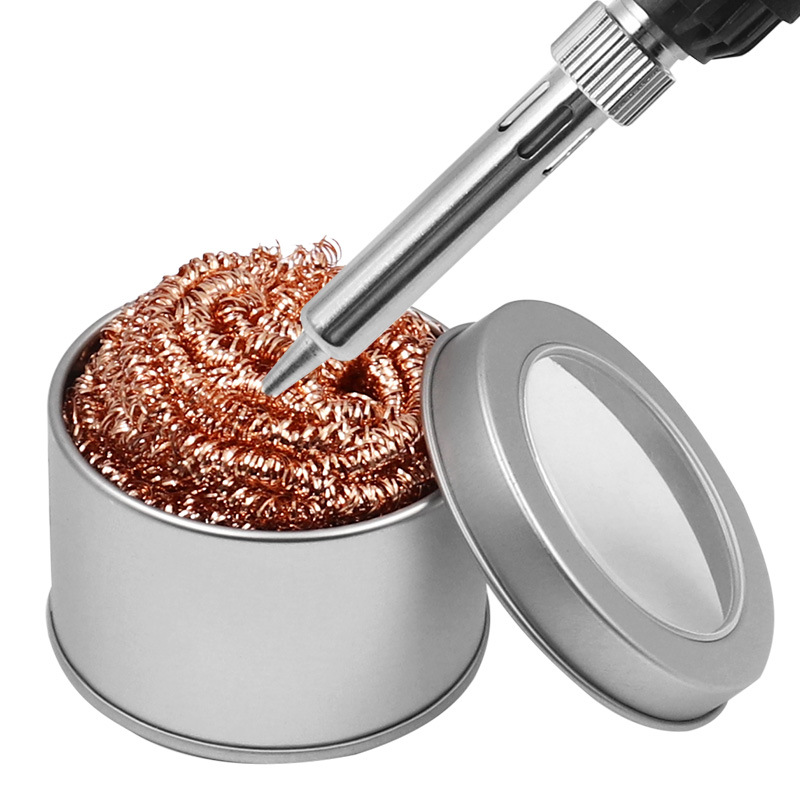 Soldering Iron Tips Cleaner Metal Wire Stand Steel Tin Remover Welding Equipment Repair Tools Solder Station Cleaning