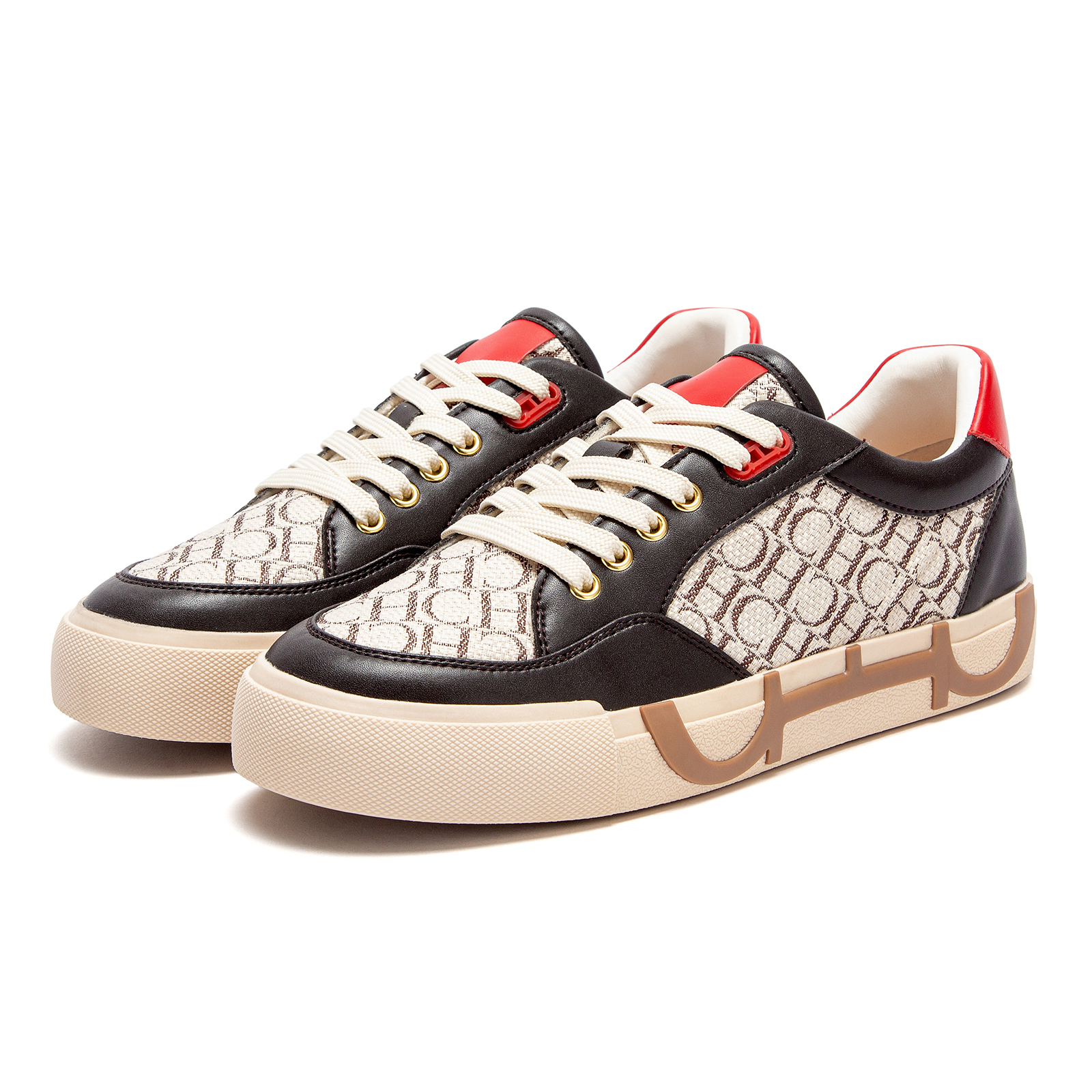 CHCH Sapatos de caminhada femininos Novo design de emenda Sapatos casuais Correção de esqueleto