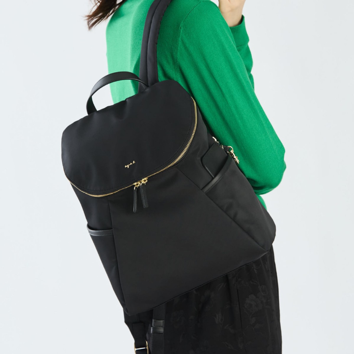 กระเป๋าเป้สะพายหลังสไตล์ญี่ปุ่น Agnes Trendy สำหรับผู้หญิง - กระเป๋าใส่แล็ปท็อปสำหรับเดินทางความจุขนาดใหญ่ - กระเป๋าเป้สำหรับนักเรียนมัธยมและมหาวิทยาลัย - กระเป๋านักเรียนแบบสองชิ้น - กระเป๋าคุณแม่