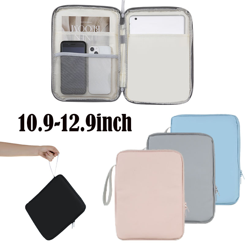 Tablet-Tasche, 10,9/12,9 Zoll, Handtasche für IPad Pro, Samsung Xiaomi, stoßfeste tragbare Tasche, mehrere Taschen, Tablet-Hüllen
