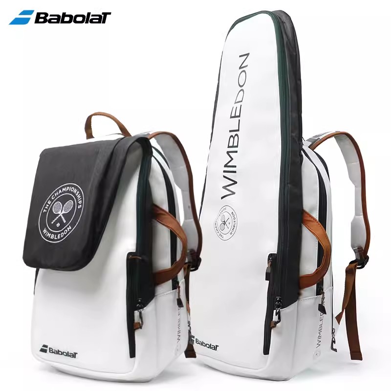 Mochila Original Babolat Tenns, mochila deportiva de bádminton becah, bolsa para raqueta de tenis, compartimento para zapatos, bolsa de tenis de playa