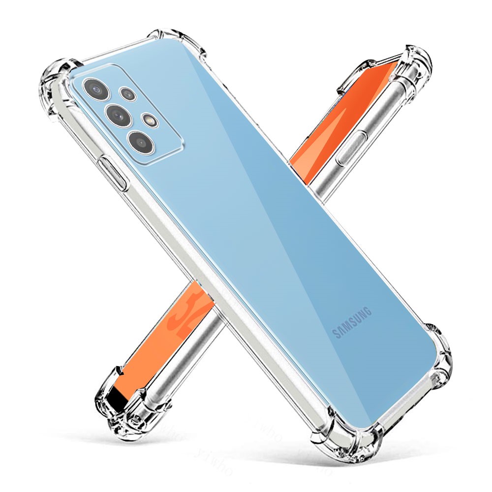 Luxe Clear Shockproof Case Voor Samsung Galaxy A53 A33 A13 A73 A23 5G A31 A51 A71 A52S A72 A22 A32 A12 Silicone Soft Cover