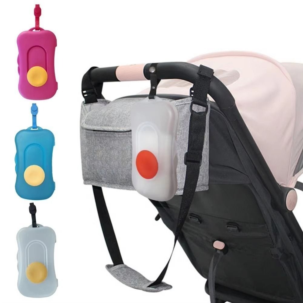 Novo Portátil caixa de tecido molhado plástico à prova dwaterproof água toalhetes do bebê caixa reutilizável sala estar armazenamento tecido molhado