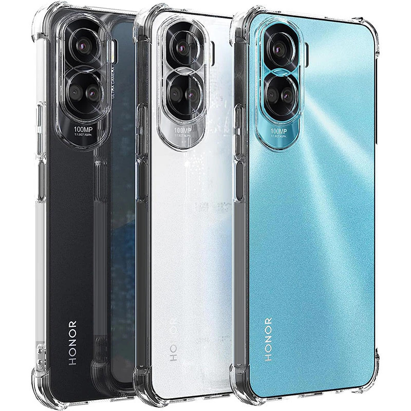 Schokbestendig Kristal Telefoonhoesje voor Huawei Honor 90 Lite Pro Transparant Siliconen Case Achterkant 70 Lite Pro X8a X9a X7a X6 X5 5G