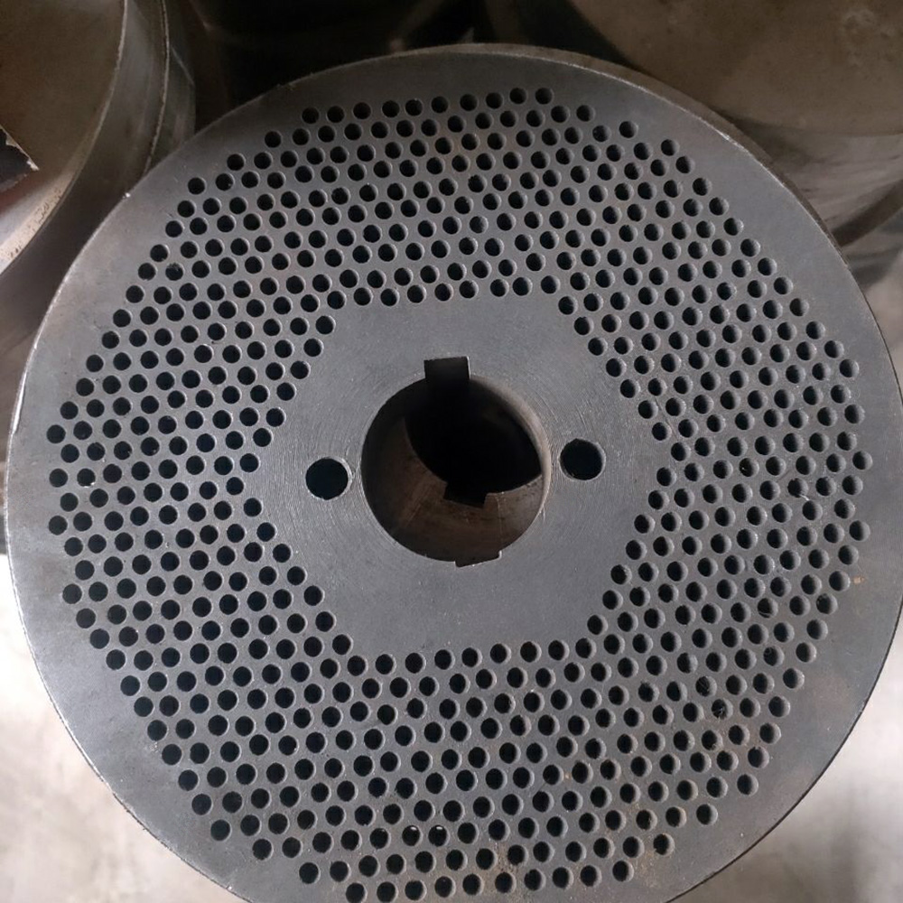 Feed Pellet Grinding Machine, Moagem de partículas pequenas, Pressure Plate, Acessórios para máquinas, Abertura, 150 Type, 2.5mm