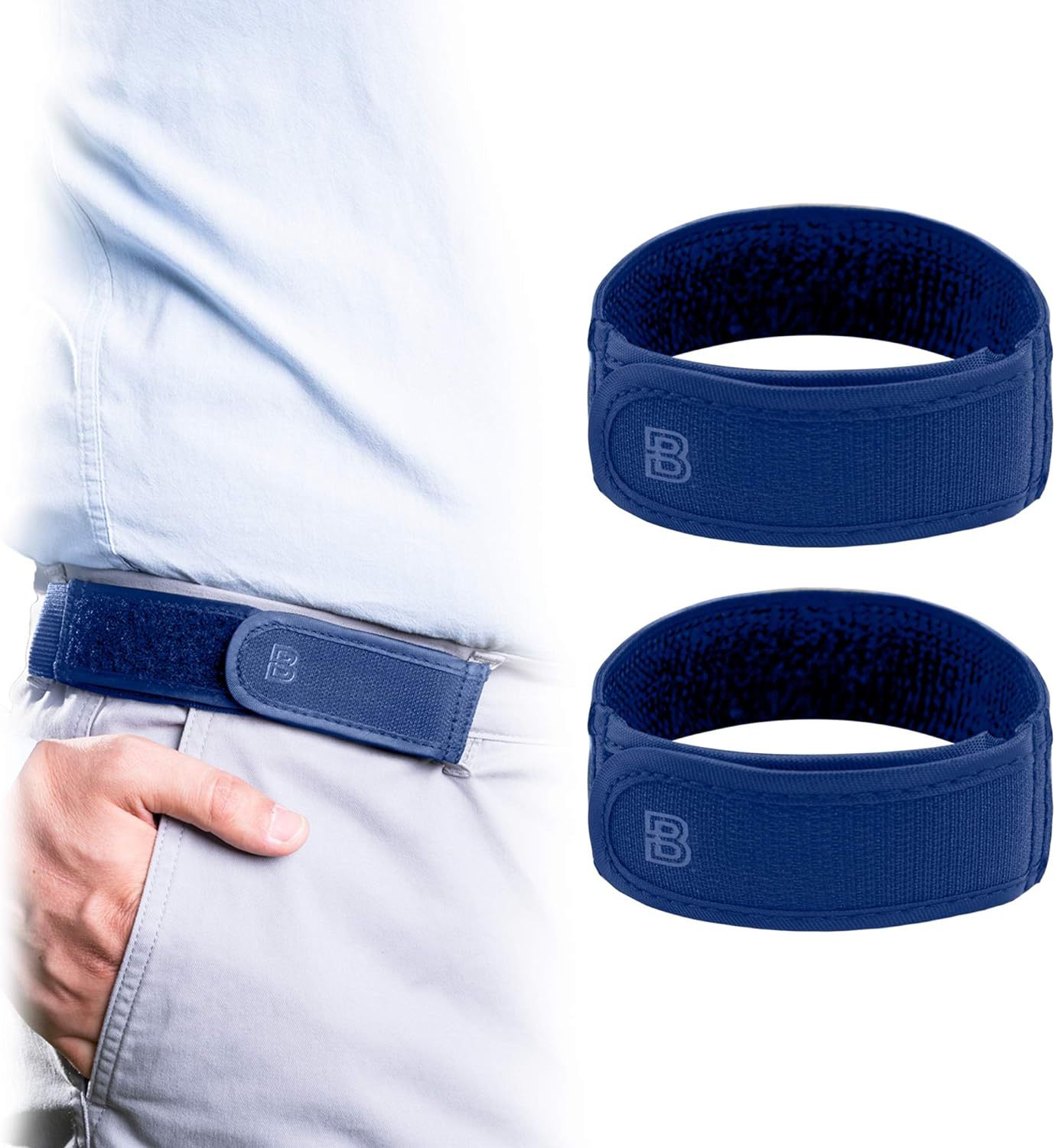 Fashion nyaman sabuk bergaya, ikat pinggang uniseks gesper bebas gesper, Ultra lembut tanpa gesper elastis