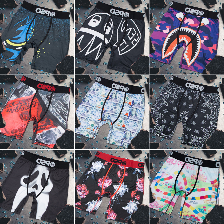 Boxer sexy pour hommes, sous-vêtements respirants, culottes pour hommes, caleçons grande taille, caleçons College à la mode