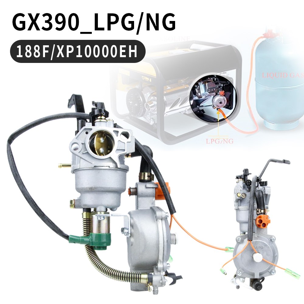 Kits de conversion GPL/GN pour carburateur 168F/188F à double carburant, starter automatique ou manuel, pour générateur hybride essence 5 kW, accessoires