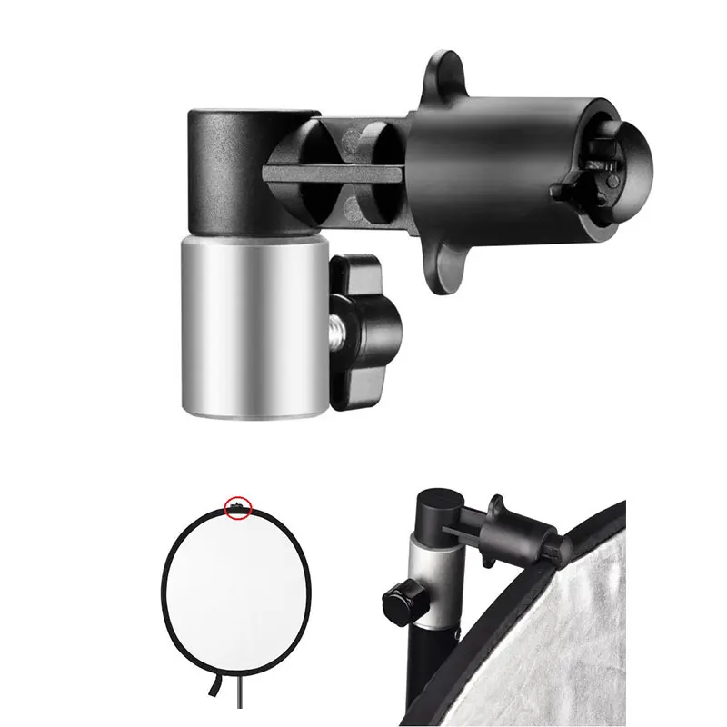 QUICK RELEASE Reflector ผู้ถือคลิป Fotografia ฤดูใบไม้ผลิ Clamp สําหรับ Photo Softbox Bracket การถ่ายภาพวิดีโอขาตั้งไฟ