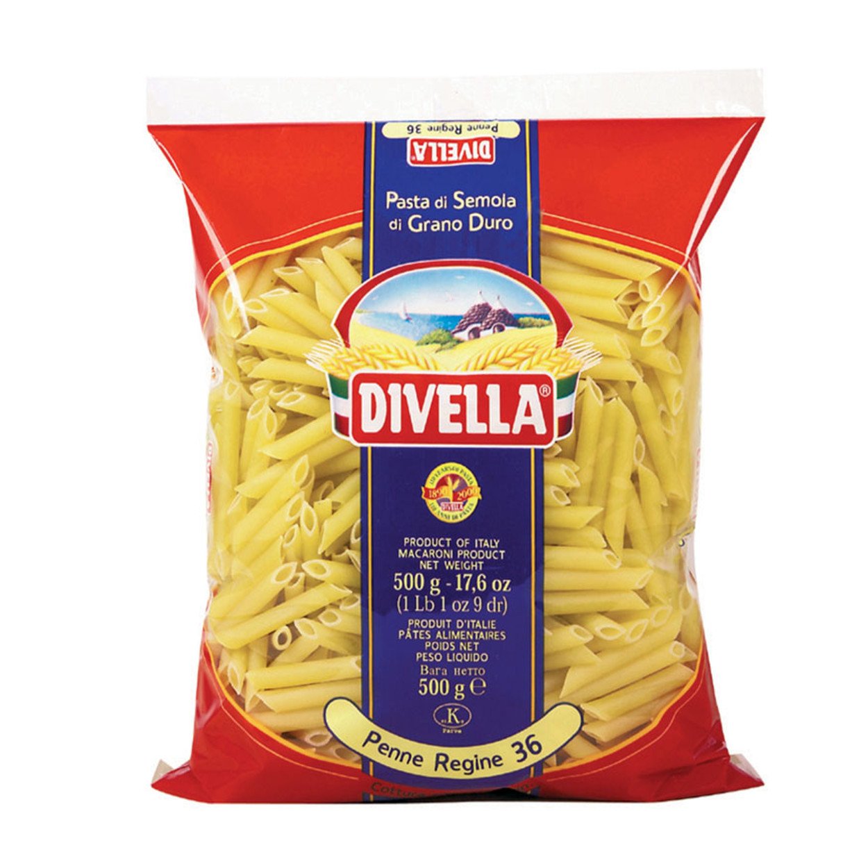 Pasta Penne Regine 36 500g - Divella