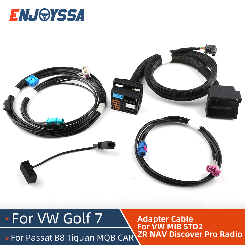 Voor Volkswagen MQB MIB STD2 ZR NAV Ontdek Pro Radio Adapter Kabel Kabelboom Voor Volkswagen Golf 7 MK7 Passat B8 Tiguan