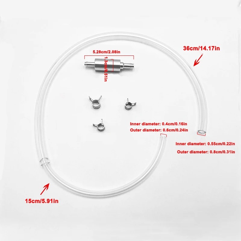 Hydraulic Brake Bleeder Tool Lockable Automotive Brake Fluid Bleeder Bleeding Hose With Non Return One Way Check Valve