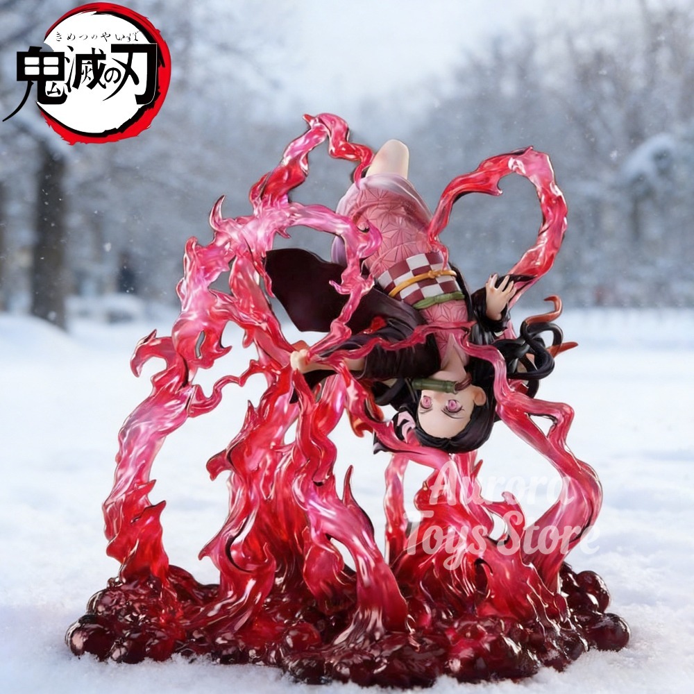 Anime Demon Slayer Figuur Kamado Nezuko Actiefiguren PVC Collectie Model Speelgoed voor Cadeaus 18cm