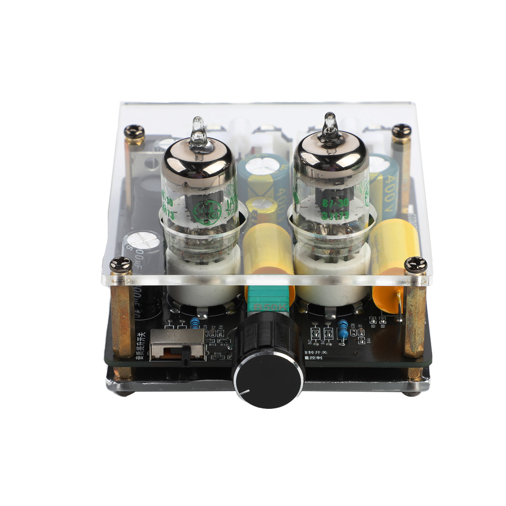 Upgraded 5654 Tube Preamplifier Amplifiers HiFi Tube Preamp Bile Buffer Auido Amp Speaker Sound Amplifier Home Theater DIY