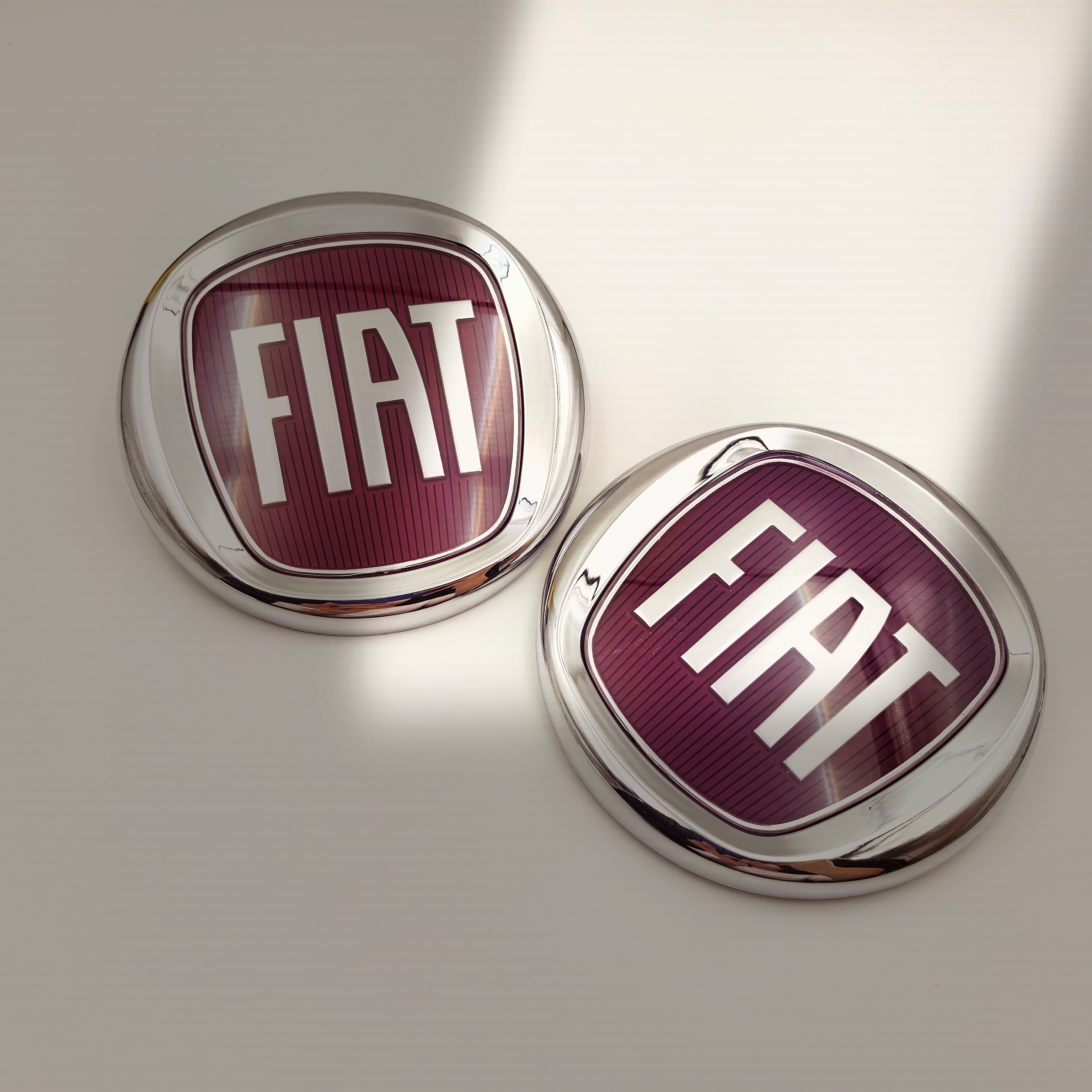 1 шт., 95 мм, 100 мм, 9,5 см, 10 см, логотип Fiat, передняя и задняя эмблема для 500 Panda Punto Grande Punto Doblo Ducato Bravo Tipo 595 600