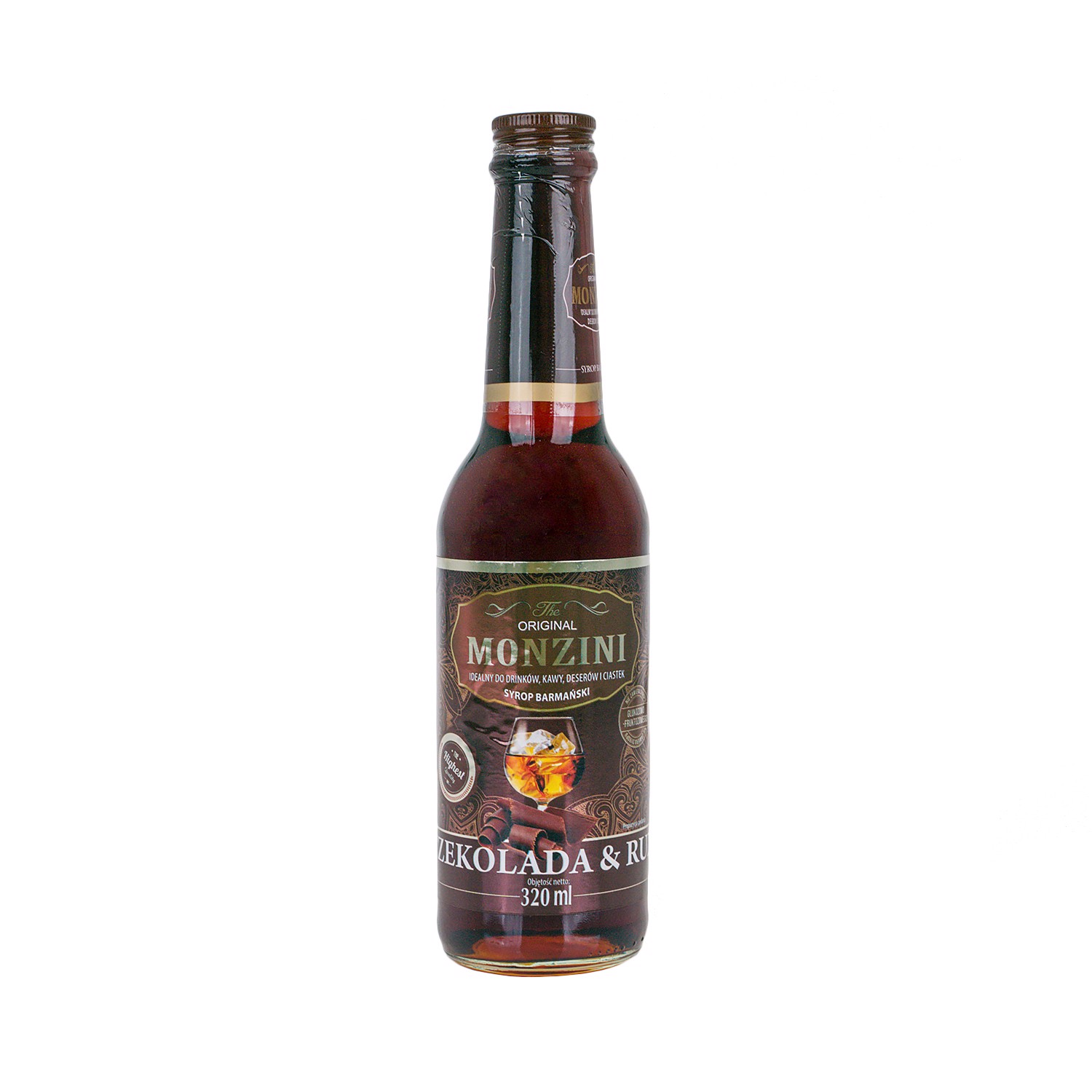 Monzini Czekolada & Rum Syrop barmański 320 ml
