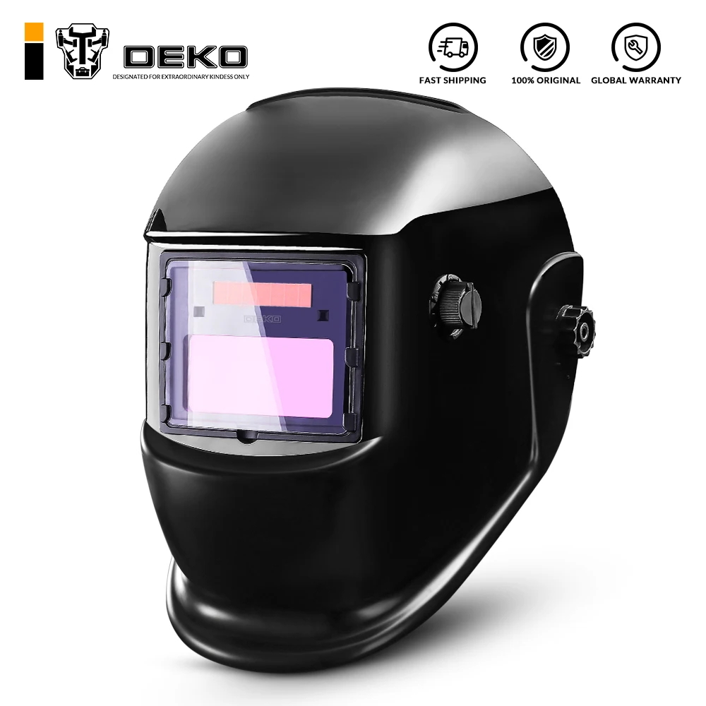 DEKO-Masque de soudage à assombrissement automatique pour MIG MMA TIG, DKMZ350, casque de soudage, lunettes, filtre à lumière, travail de soudage du soudeur