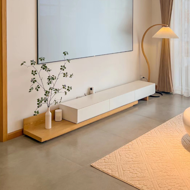 200ซม.Center Universal TvตารางSimple Organizer Minimalist Houseขาตั้งทีวีโมเดิร์นสีขาวDesigner Fernsehtischเฟอร์นิเจอร์บ้าน