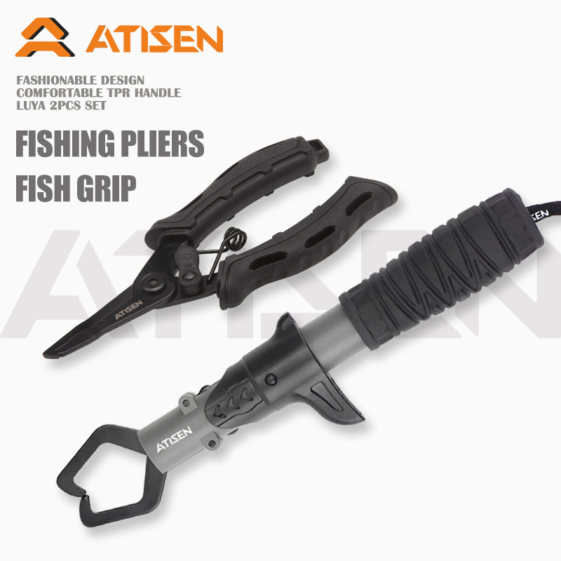 Pinça de pesca de aço inoxidável, ferramenta profissional de captura de lábios, clipe de captura de peixes, equipamento de controle de peixes