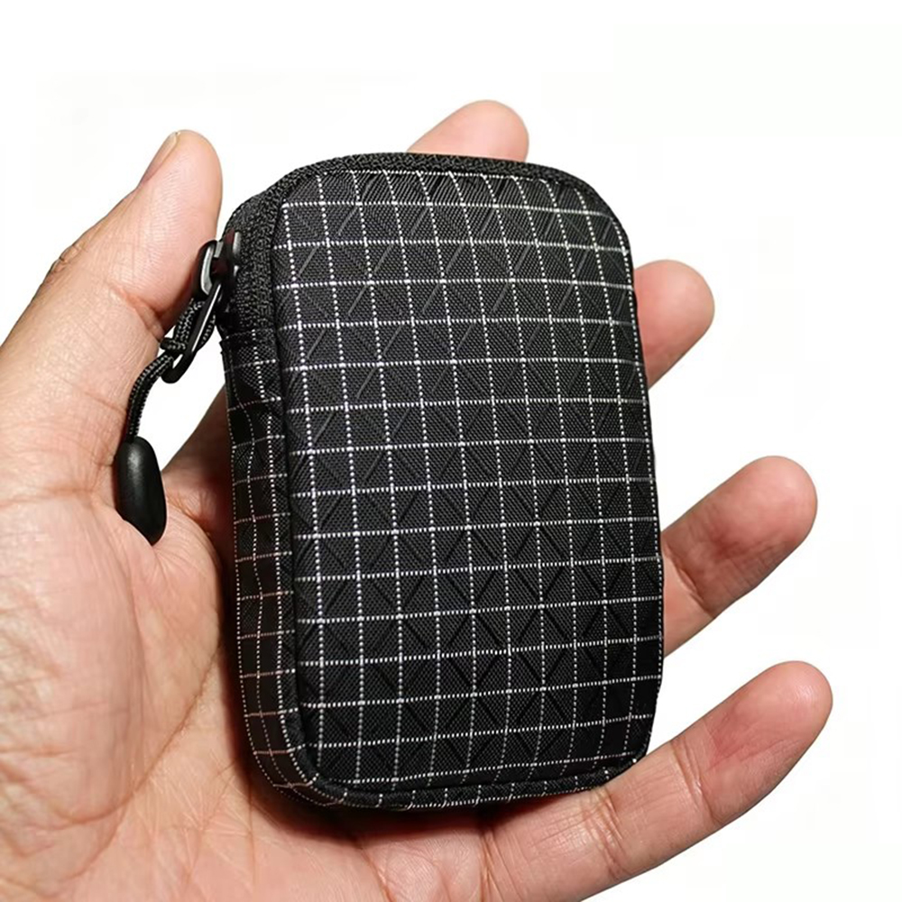 Mini Bolsa EDC de Armazenamento, Carteira de Bolso em Dyneema/X-Pac, Porta-Moedas, Organizador EDC para Cartões, Chaves, Moedas e Itens Essenciais