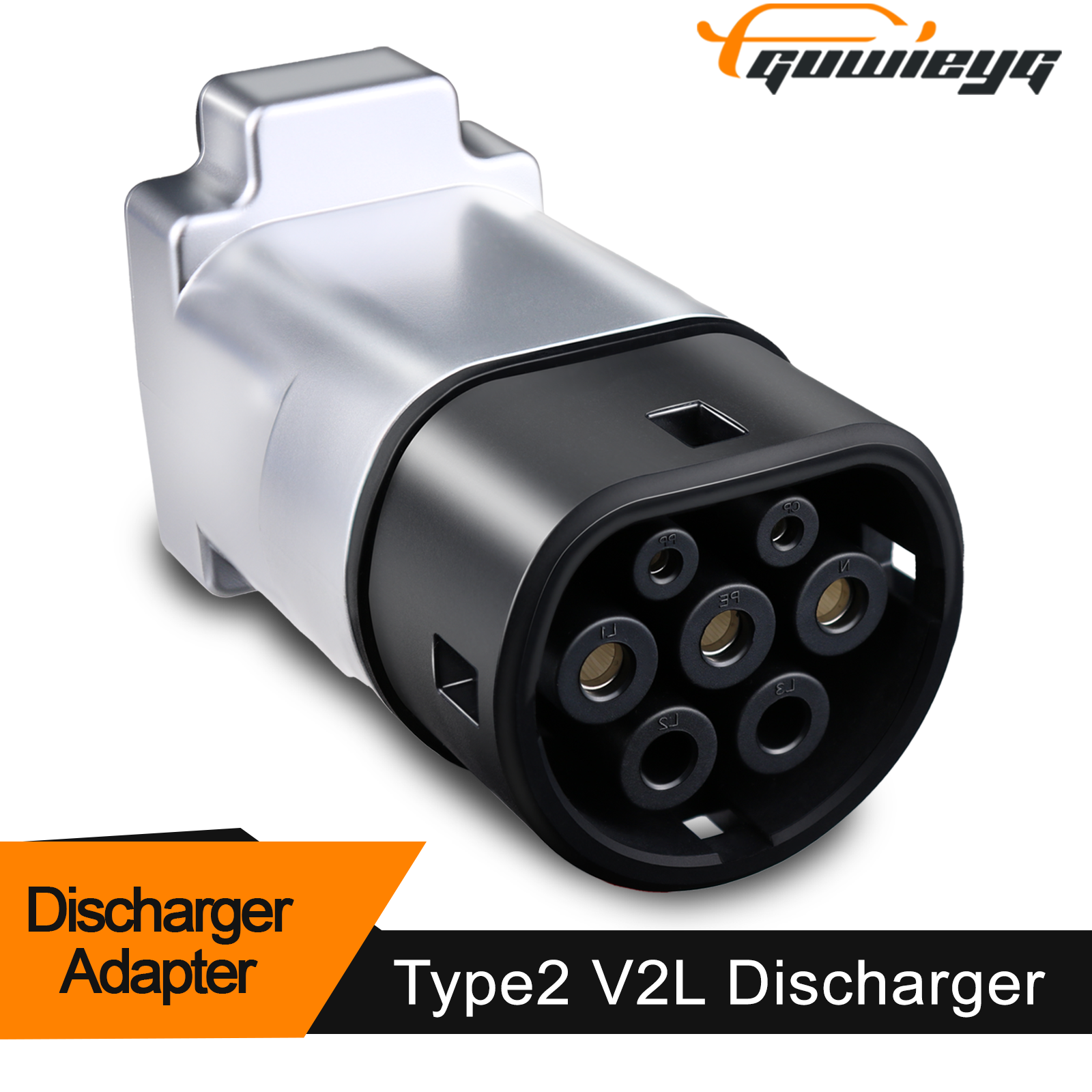 V2L Discharger  For Type2 Car Discharge EV Cable Adapter Support MG BYD KIA HYUNDAI SMART ZEEKR V2L Vehicle to Load Type 2