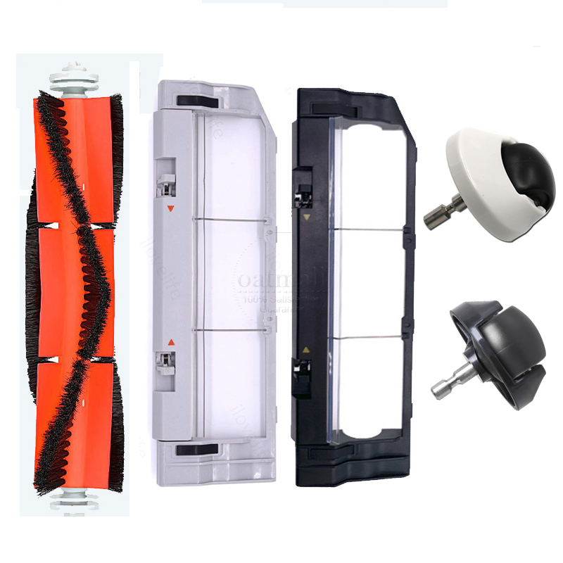 For XIAOMI MI Roborock S5 Max Xiomi Robot Vacuum Cleaner Xaomi Main Brush Roller Cover Wheel Accessories Parts Consumables