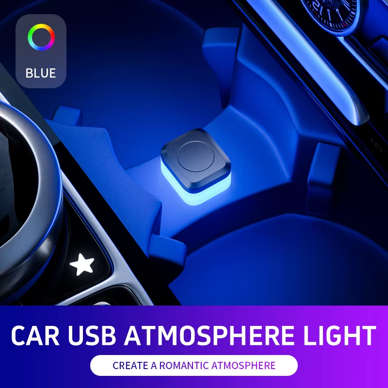 1x Samochodowa lampa nastrojowa LED USB Plug Play Uniwersalne oświetlenie wewnętrzne LED Automatyczna lampka do czytania Dekoracje Dekoracyjny pasek