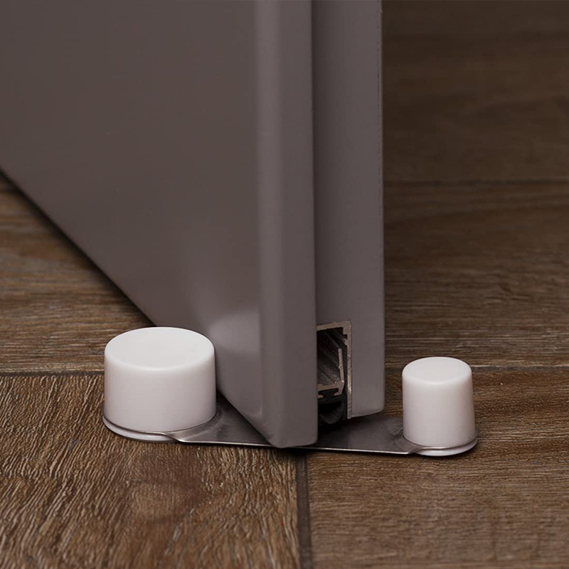 Đồng Hồ Nam Dây Thép Không Gỉ Chặn Cửa Ốp Nhựa PVC Dừng Lại Ngôi Nhà Sàn Cửa Nêm Tay Cầm Tấm Bảo Vệ Tường Doorstop Deurstopper Tope De Puerta