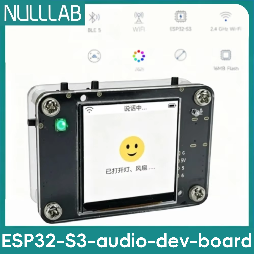 ESP32-S3-R8 AI Development Board 1.54'' LCD ES8311 Audio Codec 3W Luidspreker Ingebouwde microfoon Ondersteunt Home Assistant ESPHome