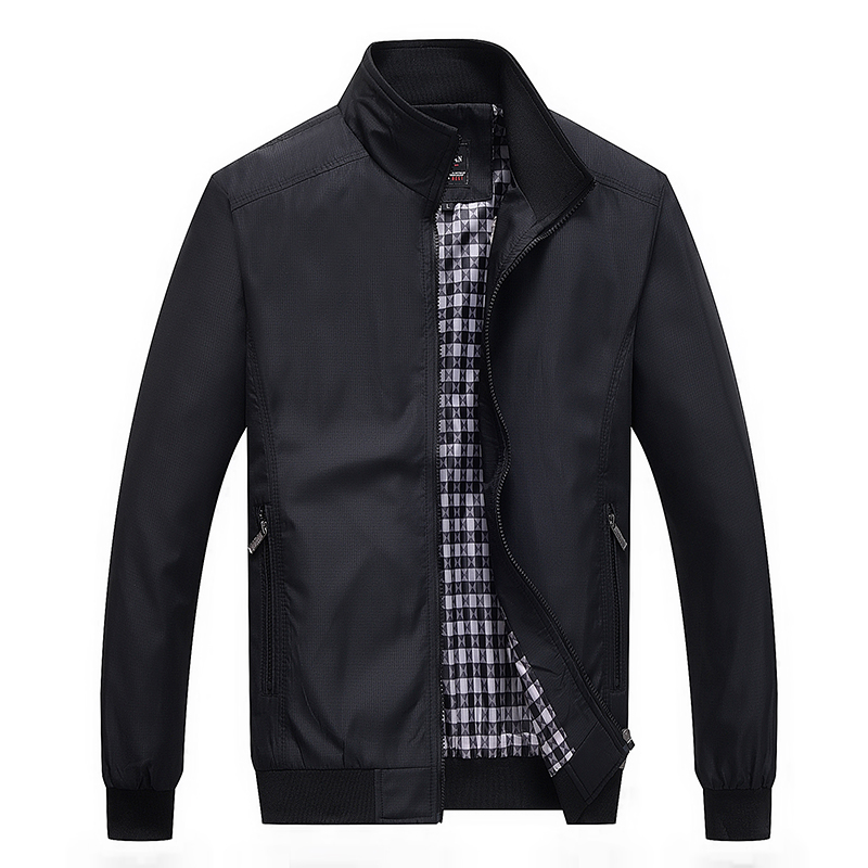 Frühling und Herbst Herren Mantel Mode Trend Freizeitjacke Große lose Strickjacke Mittleren Alters Papa Mode Baseball Jacke