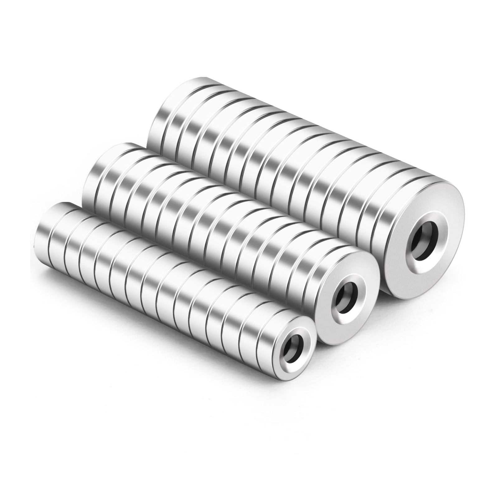 8/10/12/15/18/20x3 Sterke magneet Verzonken ronde NdFeB Neodymium magneet Krachtige zeldzame aarde permanente koelkastmagneten met gat