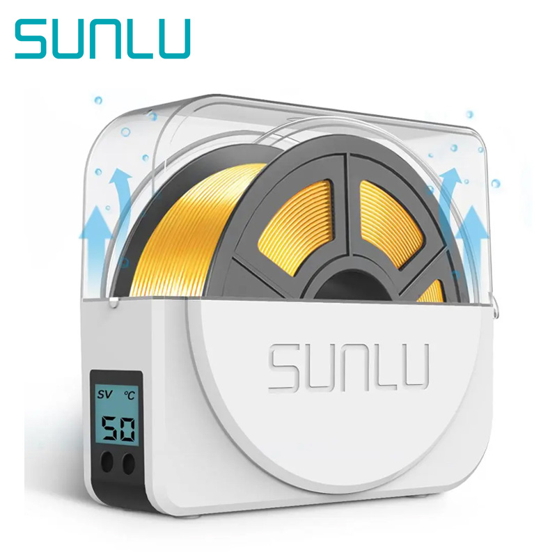 SUNLU S1 PLUS Filament-Trocknerbox, Aufbewahrung, Material trocken halten, während 3D-Druck, LCD-Bildschirm, 3D-Drucker-Teile, Filament-Trockner-Box