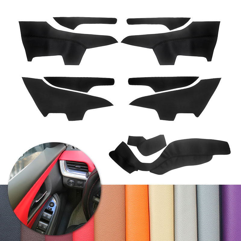 Voor Chevrolet Malibu 2016 2017 2018 Auto-Styling Deurklink Center Control Dashboard Panel Microfiber Leather Cover Decor