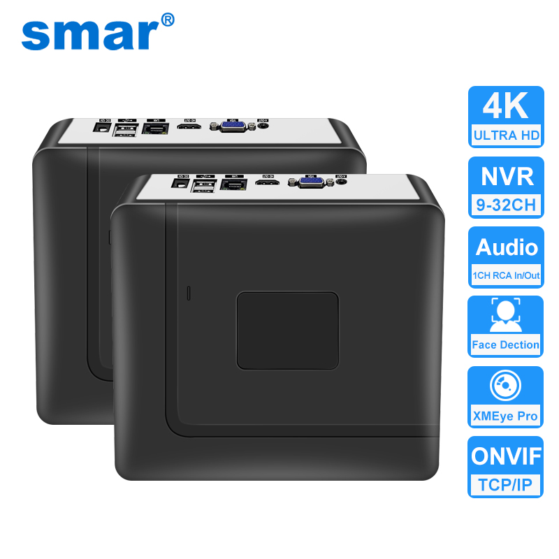 Сетевой видеорегистратор H.265 8MP 4K 8CH 9CH 16CH 32CH CCTV NVR Поддержка обнаружения лиц для 5-мегапиксельной 4K IP-камеры Onvif XMEYE APP