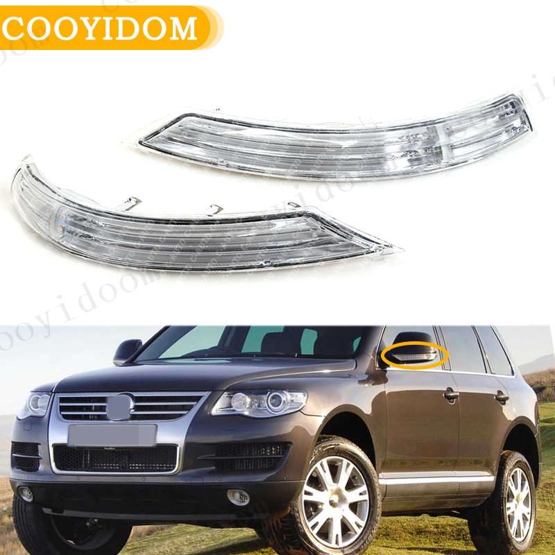 Clignotant LED pour rétroviseur latéral de voiture, lampe ambre pour VW Touareg 2007 2008 2009-2011 7L 6949101 C 7L 6949102 C