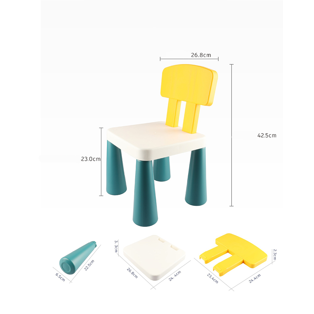 Human Body Table and Chair Set Child Stool for Kids Plastic Counter Stools