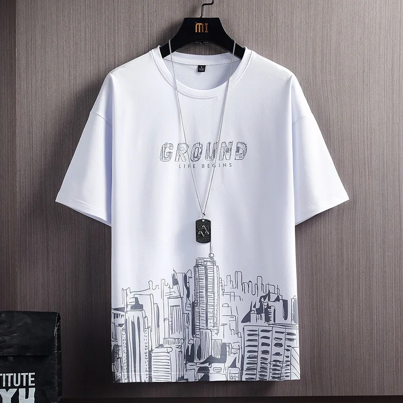 Set da uomo ad asciugatura rapida Moda estiva Tuta da uomo Manica corta Magliette Sport Abito corto in due pezzi da uomo Pantaloni sportivi da jogging casual