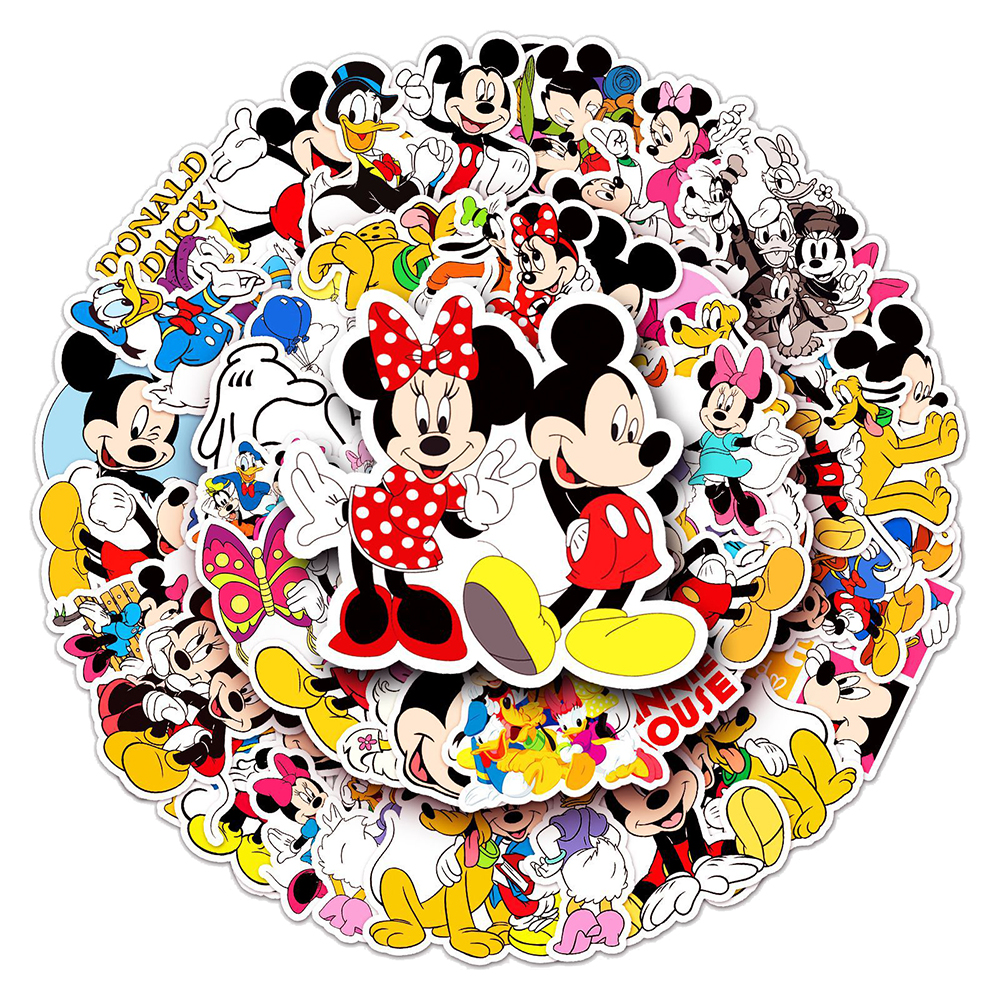 10/30/50 stücke Disney Niedlichen Cartoon Mickey Maus Graffiti Aufkleber DIY Laptop Sammelalbum Telefon Gepäck Gitarre Kinder der Aufkleber Spielzeug
