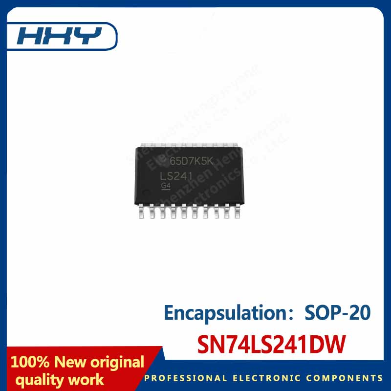 10PCS  SN74LS241DW encapsulates the SOP-20 buffer driver