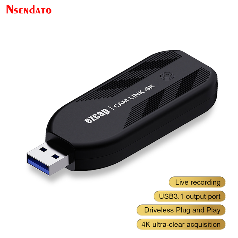 Карта видеозахвата Ezcap331 Camlink 4K 30Fps 1080P 120Hz HDMI с USB 3.0 для прямой трансляции и записи с DSLR-камер и видеокамер