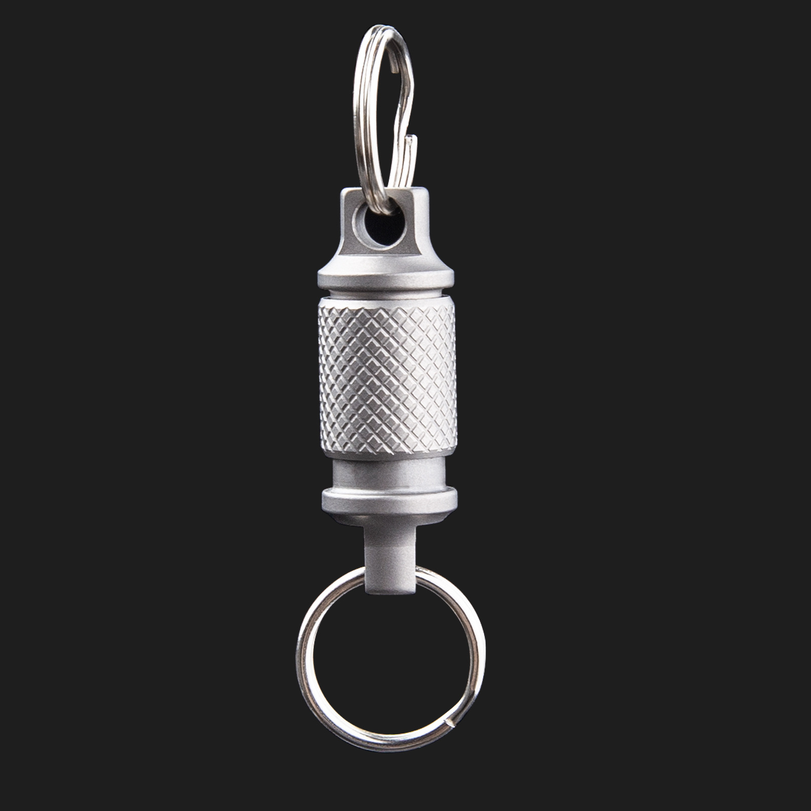 LLavero de aleación de titanio TC4 superligero para hombre, llavero de liberación rápida de alta calidad, llavero desmontable y práctico para coche