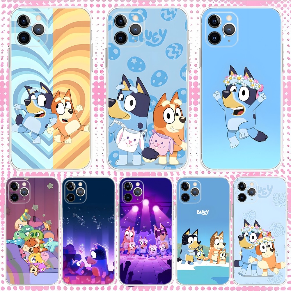 Blue-yS Bandit-Chilli Bingo Telefoonhoesje voor iPhone 16,15,14,13,12,11 Pro,Max,Plus,X,XS,XR,SE,Mini Transparant Siliconen Zacht