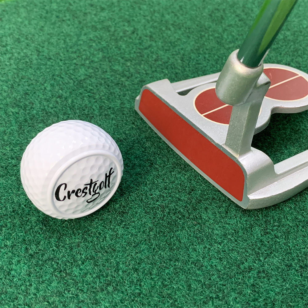 Pelotas de Golf duras originales para principiantes, pelota de dos capas, rango de conducción, ayuda para entrenamiento, 1 Uds.