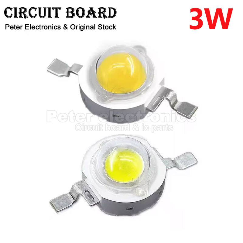10 szt. Diody LED o wysokiej dioda LED dużej mocy 3W z diodami elektroluminescencyjnymi Chip SMD ciepły biały czerwony zielony niebieski żółty do lampy reflektorów typu Downlight